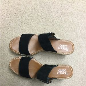 Franco Sarto size nine wedge sandals